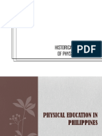 Historical Development of Physical Education in The Philippines