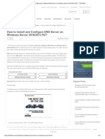 How To Install and Configure DNS Server On Windows Server 2016/2012 R2?