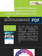 El Enfoque de La Pedagogía Emprendedora en El