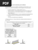 Calculo de Consumo de Material de Soldadura