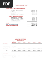 Total Projected Cost