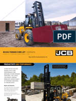 JCB Rough Terrain Forklift 930 940 950 Brochure PDF