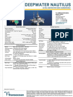 Ultra-Deepwater Semi-Submersible: General Description Storage Capacities