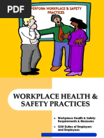 Workplace Health and Safety Practices