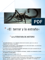 El Terror y Lo Extraño