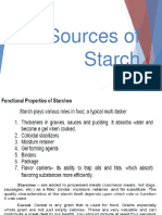 Sources of Starch