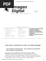 Cómo Hacer La Portada de Un Libro Con Adobe InDesign - Imagen Digital