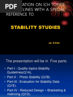 Presentation On Ich Topics & Guidelines With A Special Reference To