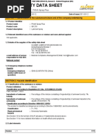 Safety Data Sheet: SECTION 1: Identification of The Substance/mixture and of The Company/undertaking