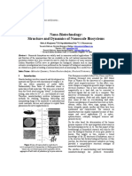 Nano-Biotechnology: Structure and Dynamics of Nanoscale Biosystems