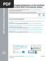 Effect Aging Temperature