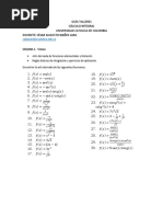 Guía Talleres Calculo Integral