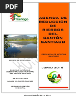 Agenda de Reducción de Riesgos Del Cantón Santiago 001