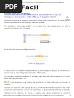 5 - Escribir en La Hoja de Trabajo - AulaFacil