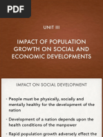 Impact of Population Growth