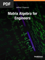 Matrix Algebra For Engineers