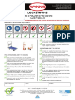 Safe Operating Procedure Hand Trolley: Personal Protective Equipment