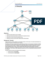 6.5.1.2 Packet Tracer - Layer 2 Security