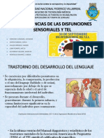 Interferencias de Las Disfunciones Sensoriales Y Tel: Universidad Nacional Federico Villarreal