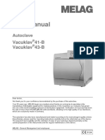 Vacuklav 41B & 43B - User Manual