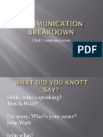 Communication Breakdown