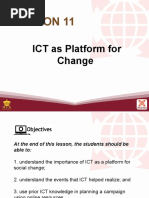 ICT As Platform For Change