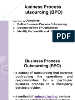 Business Process Outsourcing (BPO)