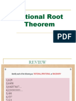 3.3 Rational Root Theorem