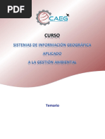 Estructura Del Curso - SIG Aplicado A La Gestión Ambiental PDF