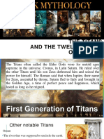 The Titans and The Twelve Olympians