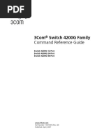 Comando Switch 3com 4200 PDF