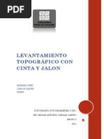 Levantamiento Con Cinta y Jalon