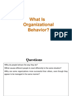 What Is Organizational Behavior?