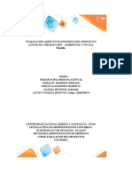 Plantilla Excel Evaluación Aspecto Económico Del Proyecto - Listas Chequeos RSE Ambiental y Social