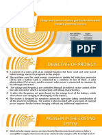 Design and Control of Micro Grid Fed by Renewable Energy Generating Sources