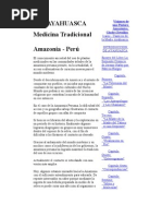 Ayahuasca Medicina Tradicional