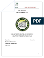 Lab Manual Geo Informatics