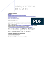 Microsoft Windows Server 2008 R2 - Auditoria de Logon