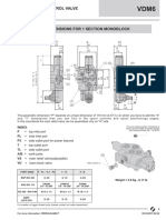 Directional Control Valve Monoblock Type: T PL VU