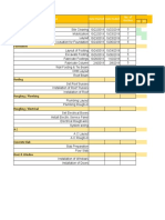 Sample Gantt Chart