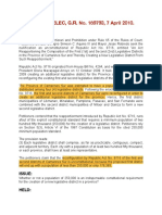 Aquino v. COMELEC, G.R. No. 189793, 7 April 2010.: Facts