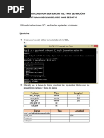 Laboratorio Construir Sentencias SQL para Definición y Manipulacion de Modelos de Bases de Datos