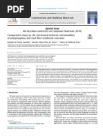 Comparative Study On The Mechanical Behavior and Durability of Polypropylene and Sisal Fiber Reinforced Concretes