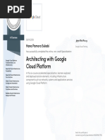 Architecting With Google Cloud Platform