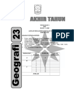 PAT Geografi Tingkatan 2 KSSM Nyalas