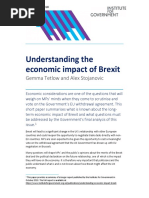 Impact On Economy of Brexit