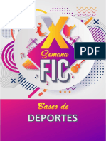 Bases de Deportes X Semana Fic