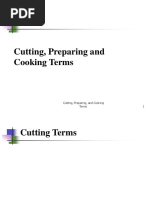 Cutting and Cooking Methods