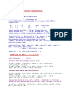 Wall Detailed Design Calculation