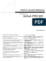 Bizhub Pro 951 Parts Manual PDF